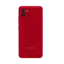 Tampa Traseira Samsung Galaxy A03 Sm-A035 Sma015 C/Botões C/Lente e S/Flex Antena Original Vermelho