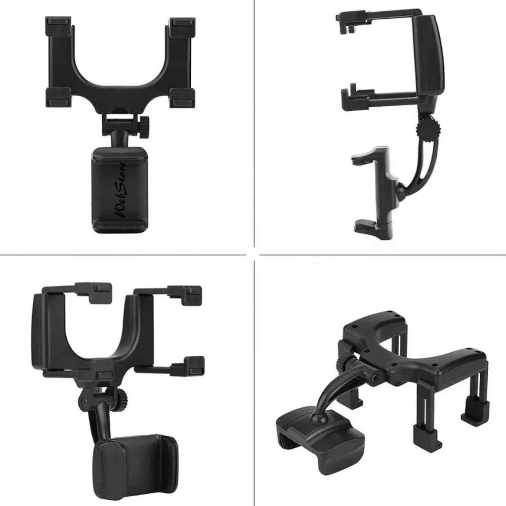 Suporte de Celular Para Retrovisor, 3,5- 6.7 Rotação 360° - ANZU Modelo CAR-001 