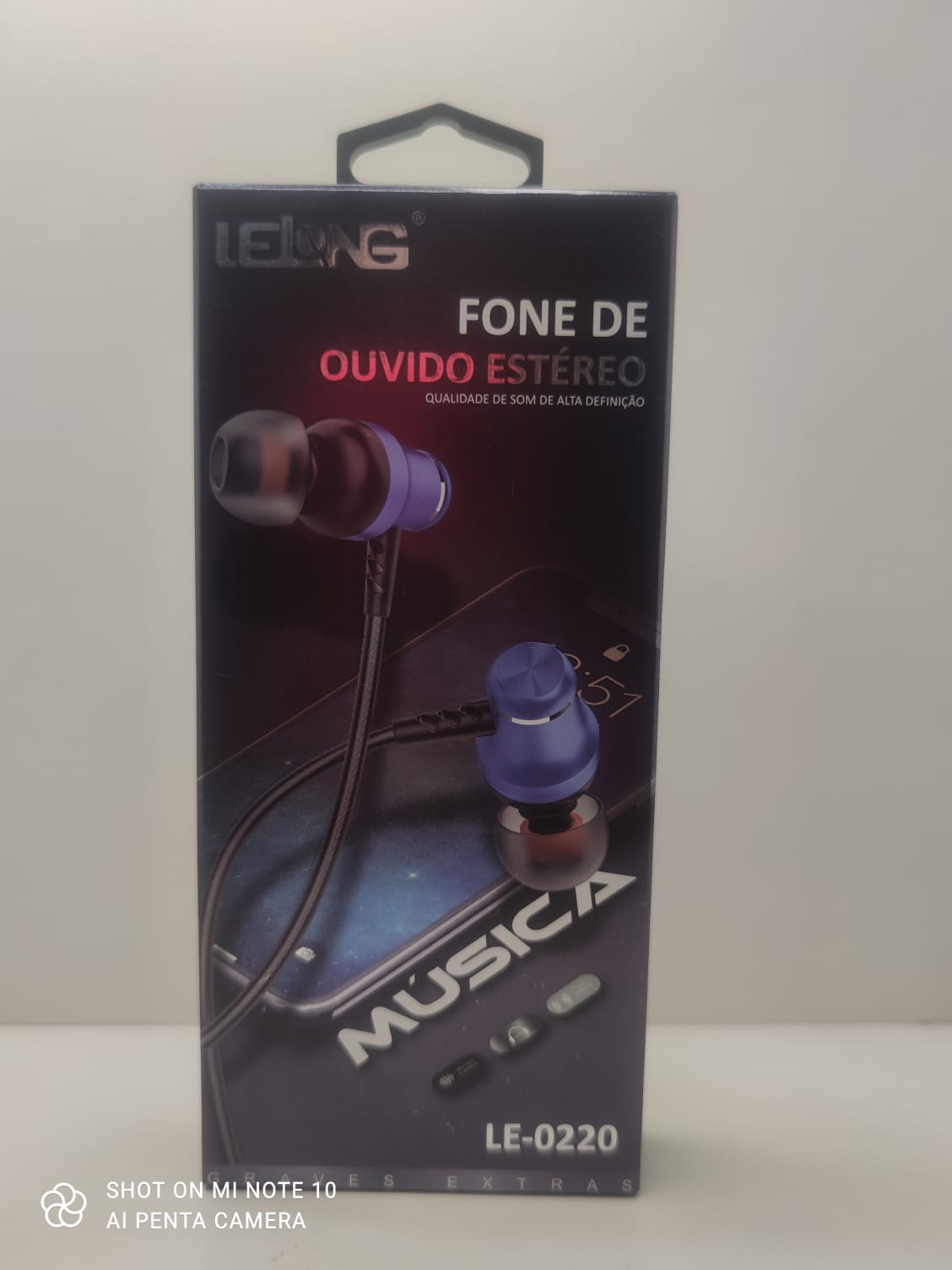 Fone De Ouvido Sterio Alta Definição Ante Ruídos Lelong Modelo:Le-0220