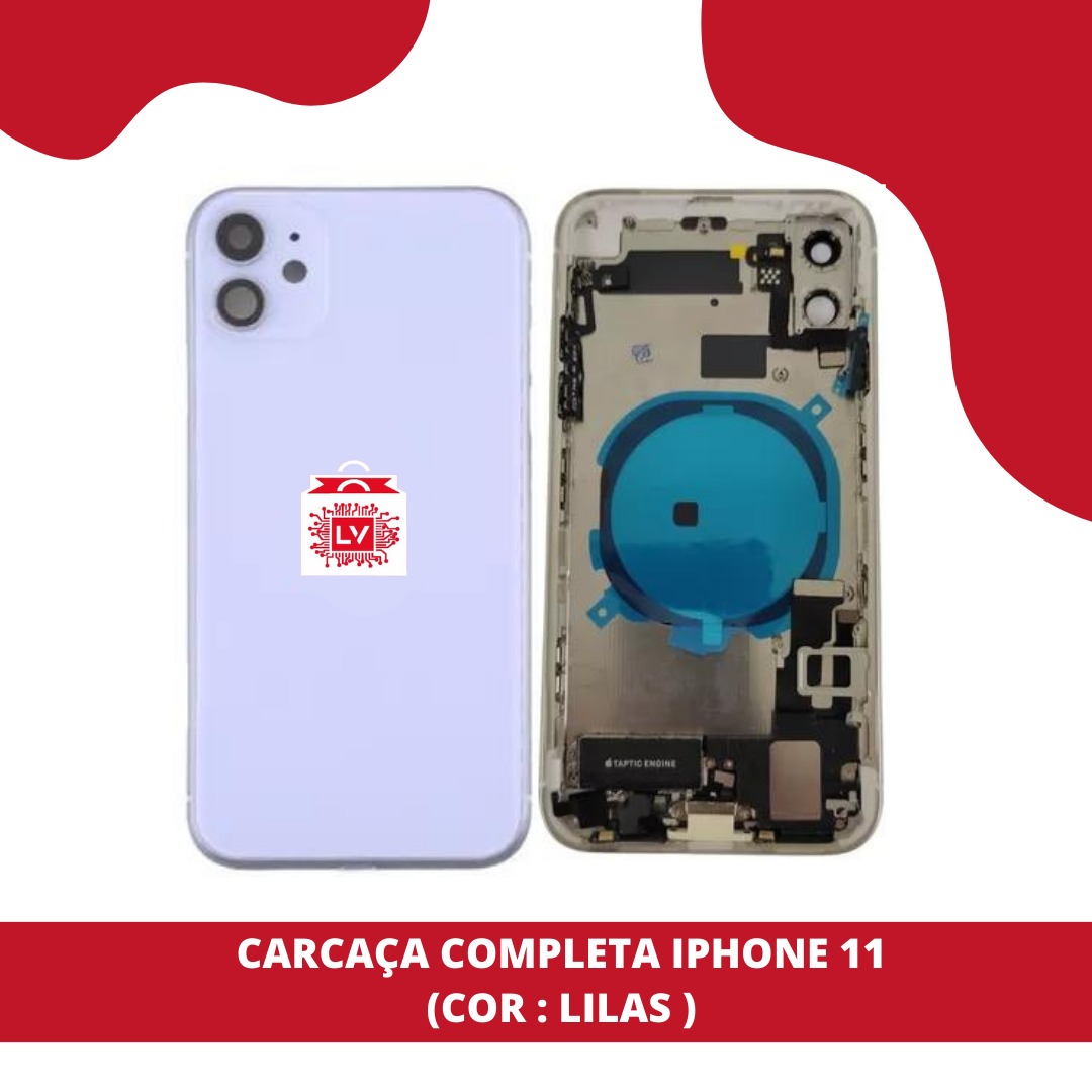 Carcaça Chassi Completa Com Flex Compatível iPhone 11 A2111 A2223 A2221