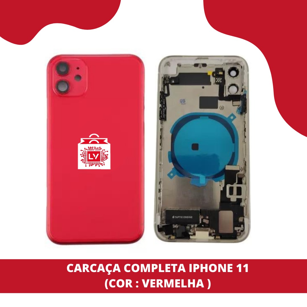 Carcaça Chassi Completa Com Flex Compatível iPhone 11 A2111 A2223 A2221