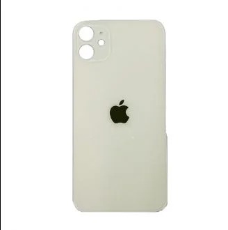 Tampa Traseira Vidro Apple iPhone 11 S/Lente A2111 / A2223 / A2221 Original Furo Grande Branco