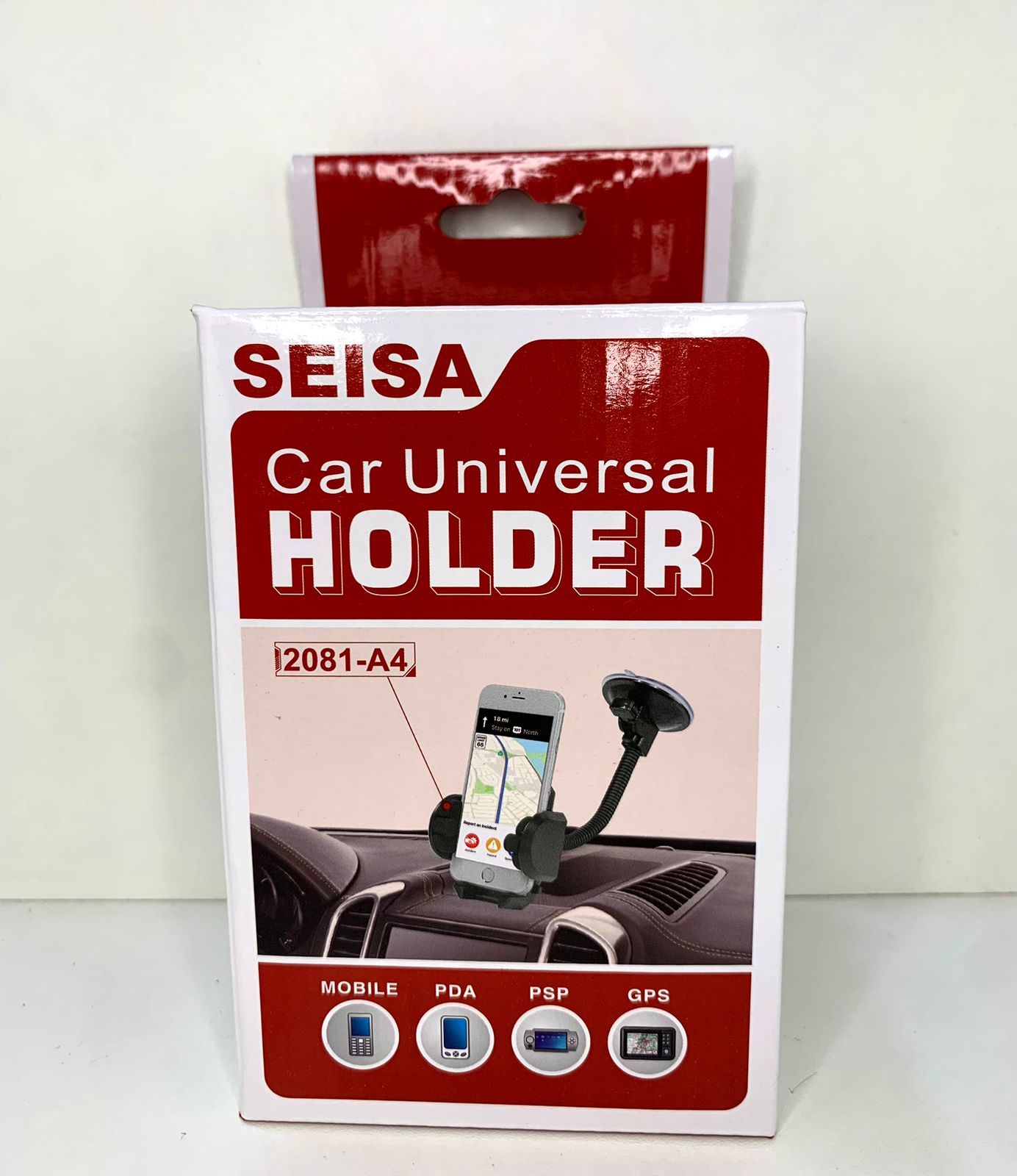 Suporte Veicular Para Celular Para brisa Seisa Mod: 2081-A4 