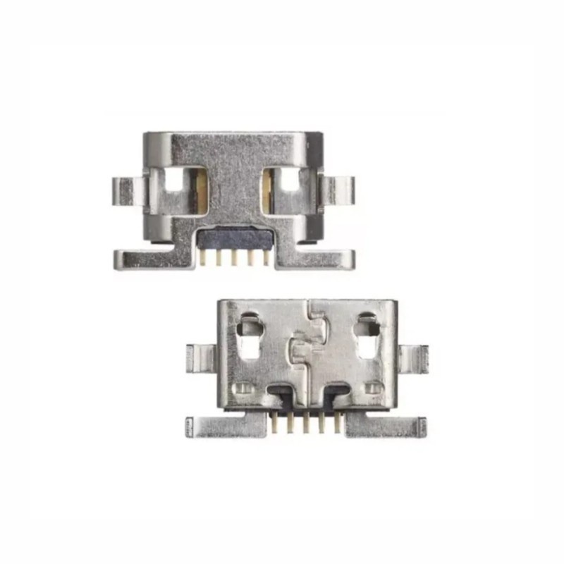Conector Carga Solda Micro V8 Compatíveis Moto C / Moto C Plus Original 