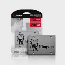 SSD de 240GB Kingston A400 SA400S37 / 240G 500 MB / s de Leitura - Preto