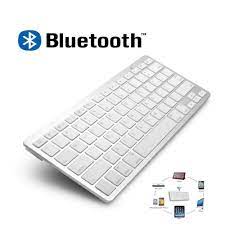 Mini Teclado sem Fio Bluetooth Wireless Usb Padrão Lehmox - LEY 174 Cor Branco