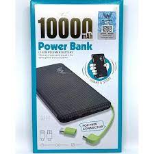 Power bank Pining 3 Saida V8 / Iphone / Tipo-C Portátil 10000 MAh Cor Preto Modelo: PN-951