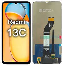 2643-2244-Tela Frontal Touch Display Xiaomi Redmi 13C / Poco C65 S/Aro Original