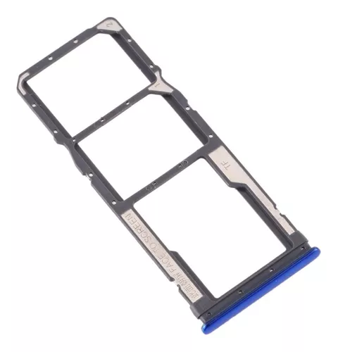 2704-2306-Gaveta Chip Bandeja Xiaomi Note 8 Original Azul