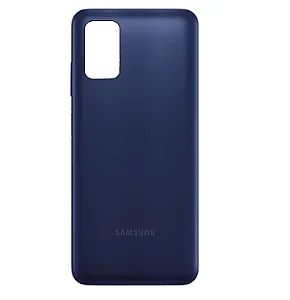 2751-2393-Tampa Traseira Samsung Galaxy A03S  Sm-A037  S/Botões C/Lente e S/Flex Antena Original Azul