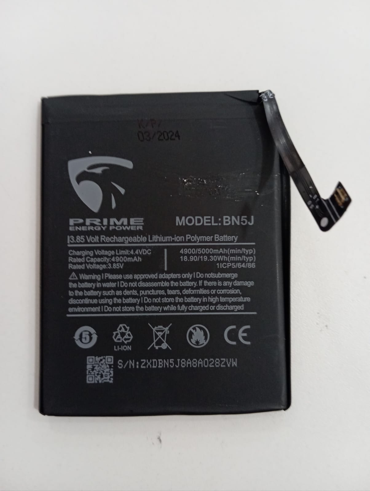 3046-2473-Bateria Prime Energy Xiaomi 12T/12T Pro/Poco X5/Redmi Note 12 5G Bn5j  Original