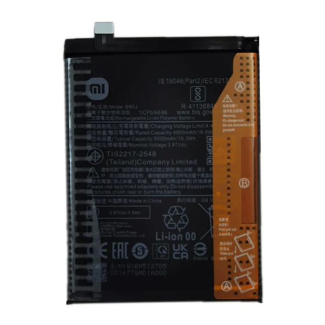 3046-2472-Bateria Xiaomi 12T/12T Pro/Poco X5/Redmi Note 12 5G Bn5j  Original