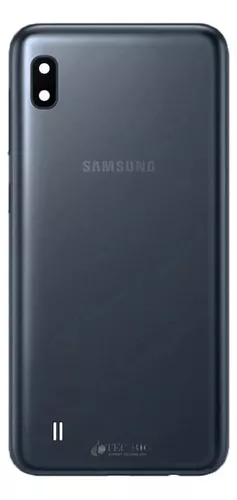 Tampa Traseira Samsung Galaxy A10 Sm-A105 C/Botões C/Lente e S/Flex Antena Original Grafite
