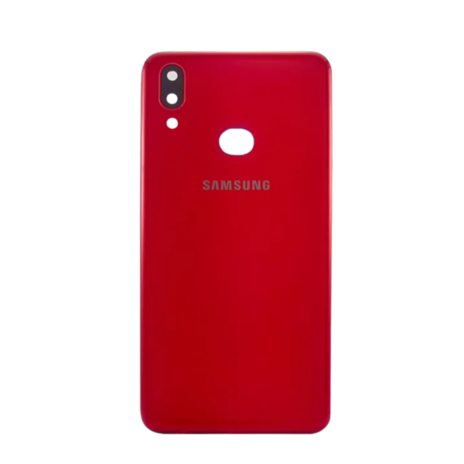 3101-2685-Tampa Traseira Samsung Galaxy A10S Sm-A107 C/Botões C/Lente e C/Flex Antena Original - Vermelho