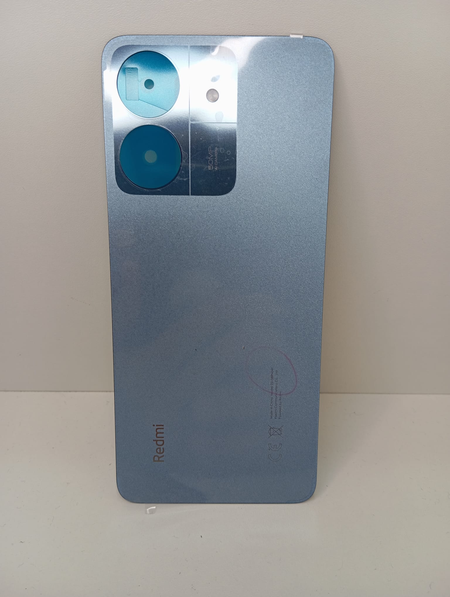3222-2896-Tampa Traseira Xiaomi Redmi 13C Original Azul