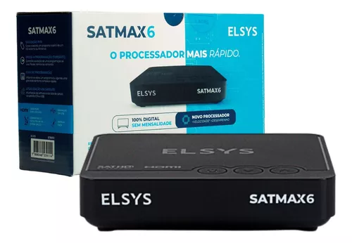 3563-0- Receptor De Tv Digital Via Satélite Full Hd Elsys Satmax6 Mod ETRS72