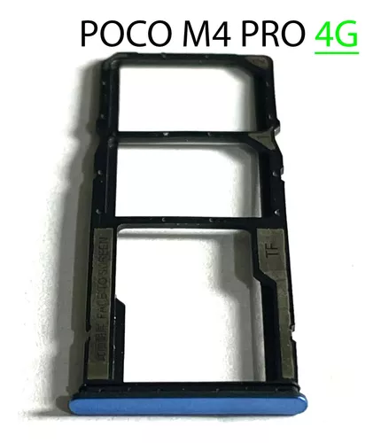 3565-4571-Gaveta Chip Bandeja Xiaomi M4 Pro 4G  Original Azul