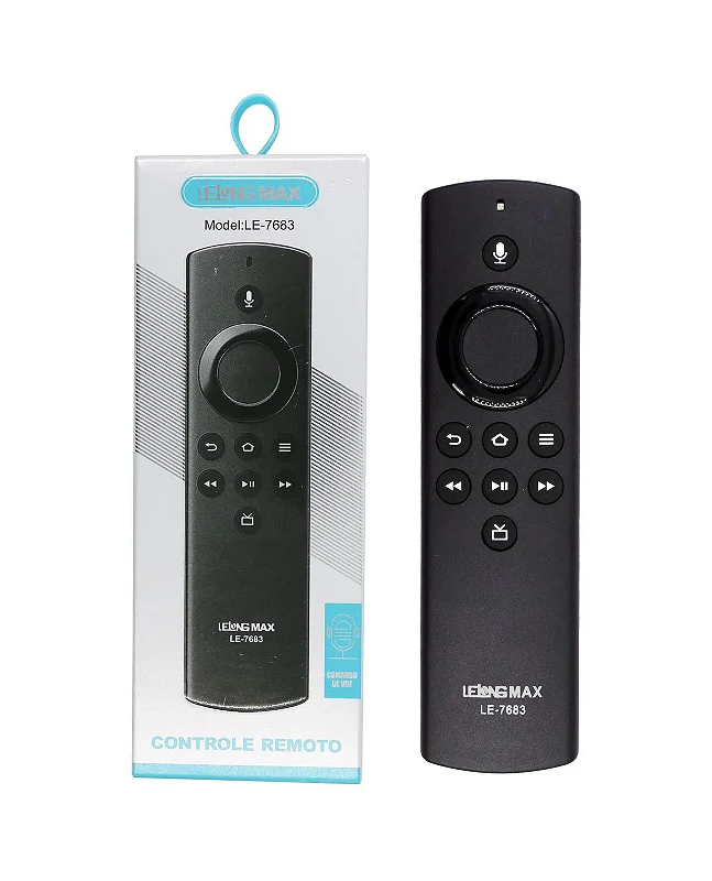 3762-0-Controle Remoto Lelong Por Voz Com Alexa Fire Tv Stick Amazon LE-7683-1