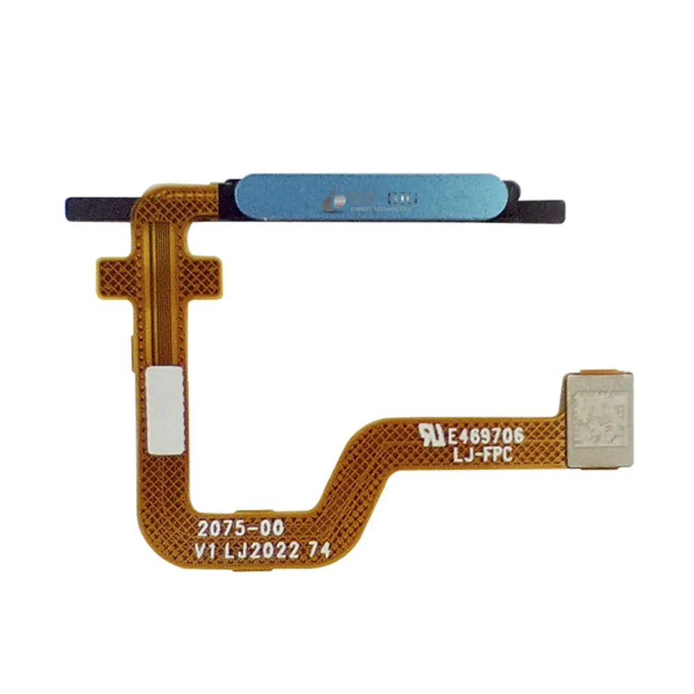 2679-2274-Flex Botão Power Biometria Digital Moto E32 / G22 / G42 / G52 / G72 / G82 TUDO COMPATIVEIS Original Cor Azul