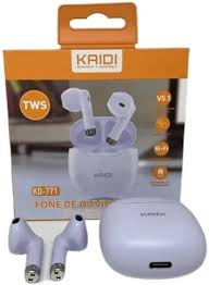 3804-4945-Fone De Ouvido Bluetooth P/ Celular Sem Fio Kaidi Tws Modelo Kd-771 Cor Lilas