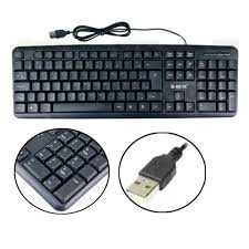Teclado Básico Usb Padrão Com Fio B-MAX Modelo BM-T02 