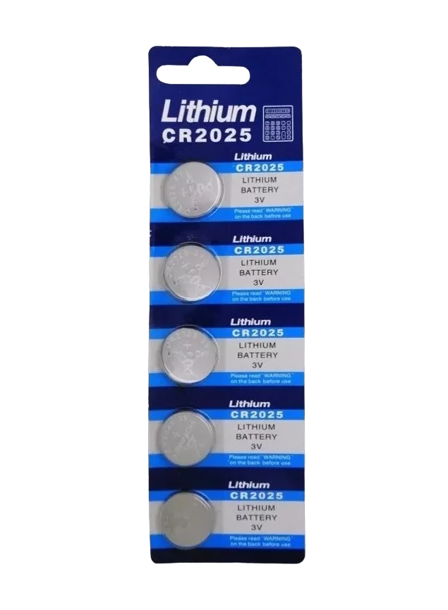 Bateria Pilha De Botão Líthium Cr-2025 3v Cartela  