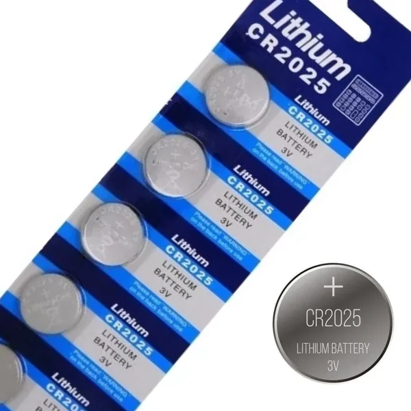 3869-0-Bateria Pilha De Botão Líthium Cr-2025 3v Cartela