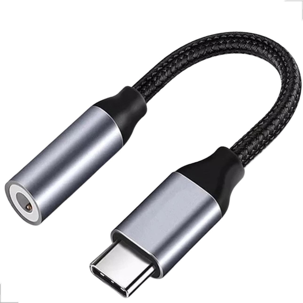 3914-0-Cabo Adaptador Fone De Ouvido Usb-c Tipo-C Entrada P2 Modelo EL-3119-TY