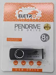 3948-0-Pendrive Eletromex Capacidade 8gb Original