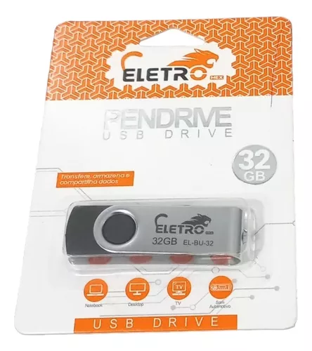 3949-0-Pendrive Eletromex Capacidade 32gb Original