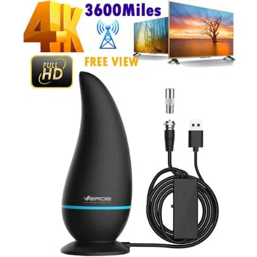 4238-0-Antena Digital Magnética Para Tv Lelong Le-3094-5