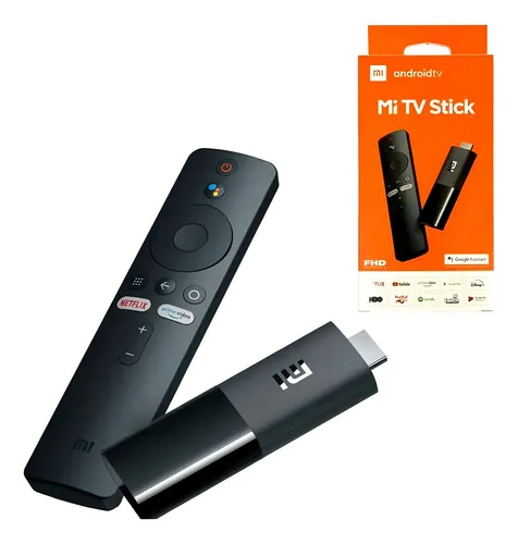 4303-0-Xiaomi Mi TV Stick Android Full Hd 8gb Controle Por Voz De Televisão Versão Global 