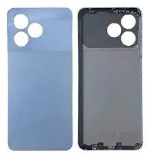 4320-5586-Tampa Traseira Realme Note 50 C/botões S/Lente Cor Azul Original