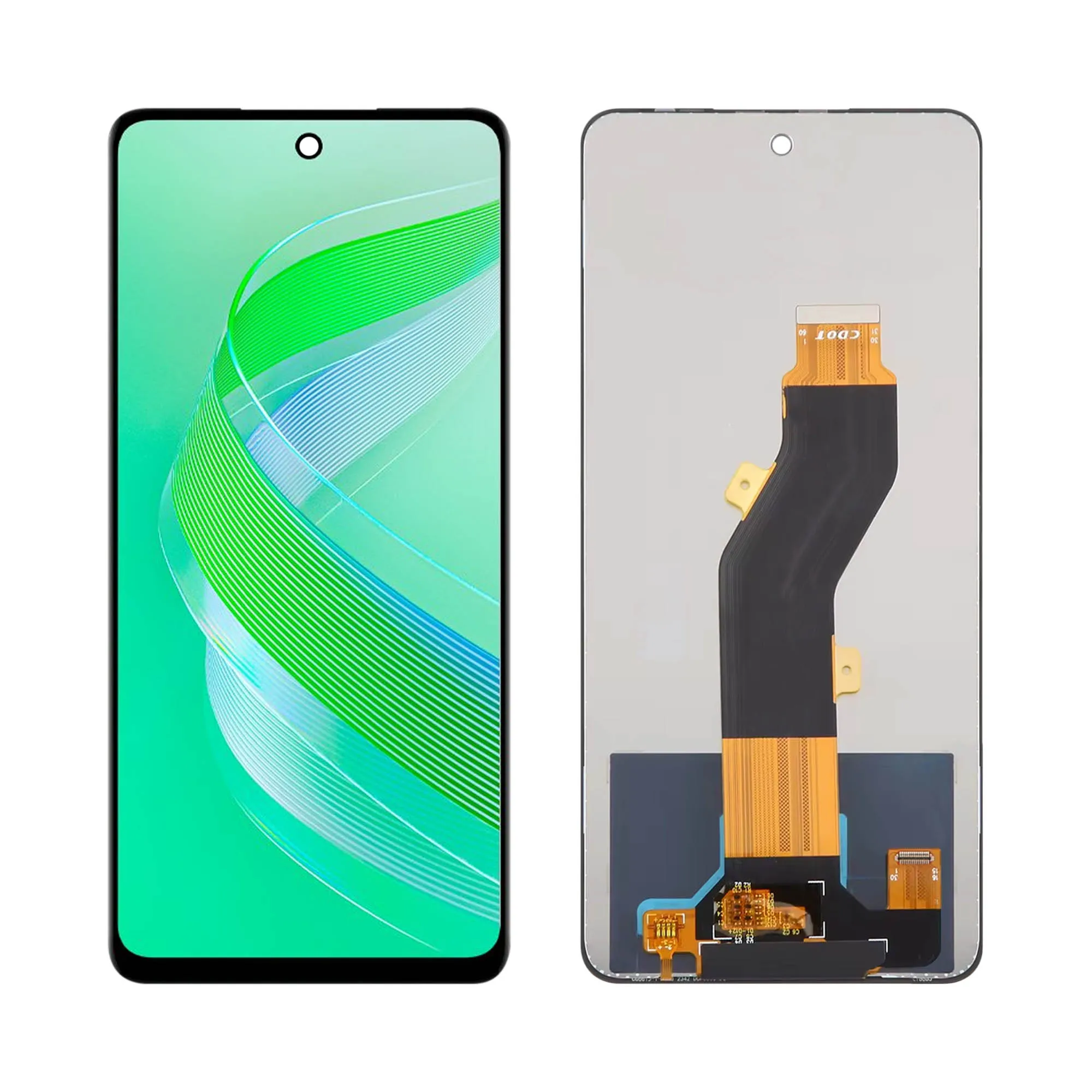 4352-5599-Tela Frontal Touch Display Infinix Smart 8 / Smart 8 Pro / Smart 8 Plus / Hot 40i / Spark20 / Spark Go S/Aro Original