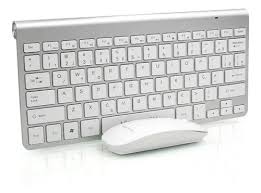 4469-5776-Kit Teclado + Mouse Sem Fio Hmaston Cor Branco Modelo Jp102 2.4ghz