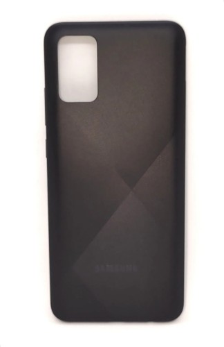 312-603-Tampa Traseira Samsung Galaxy  A02S Sm-A025m S/Botões S/Lente e S/Flex Antena Original - Preto