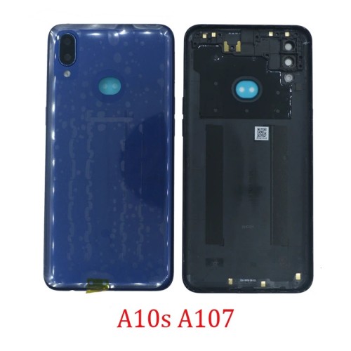 317-623-Tampa Traseira Samsung Galaxy A10S Sm-A107 C/Botões S/Lente e C/Flex Antena Original - Azul