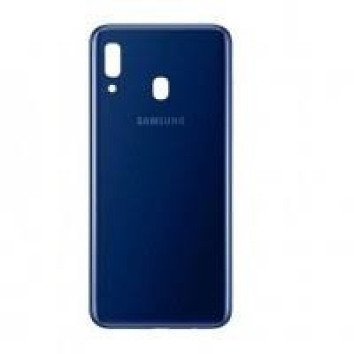 321-637-Tampa Traseira Samsung Galaxy A20 Sm-A205 S/Lente Original Azul Escuro