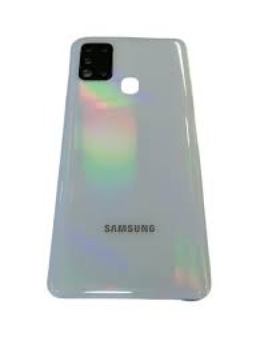 323-642-Tampa Traseira Samsung Galaxy A21S Sm-A207 C/Lente Original - Branco