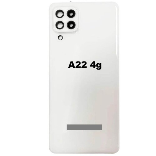 324-646-Tampa Traseira Samsung Galaxy A22 4G Sm-A225 S/Lente Original Branco