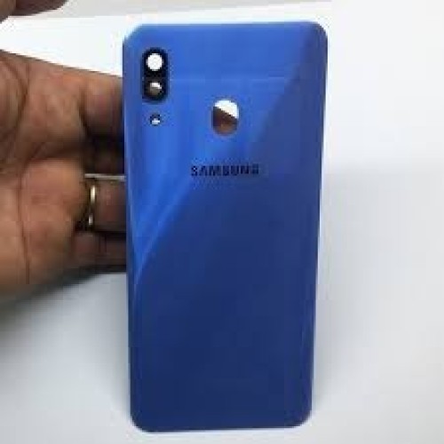 325-653-Tampa Traseira Samsung Galaxy A30 Sm-A305 C/Lente Cor Azul Original