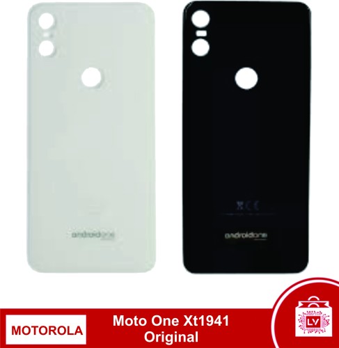 258-221-Tampa Traseira De Vidro Motorola Moto One Xt1941 Cor Branco