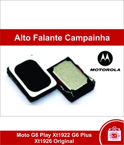 224-0-Alto Falante Campainha Compatível Moto G6 Play Xt1922 / G6 Plus Xt1926 Original