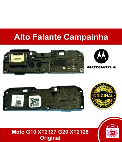 217-0-Alto Falante Campainha Compatível Moto G10 XT2127 G20 XT2128 Original