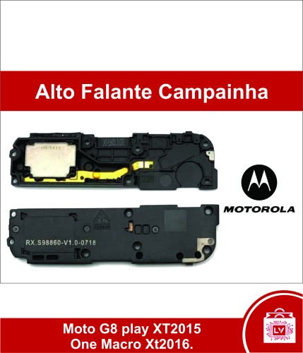 214-0-Alto Falante Campainha Compatível Moto G8 play XT2015 One Macro Xt2016.