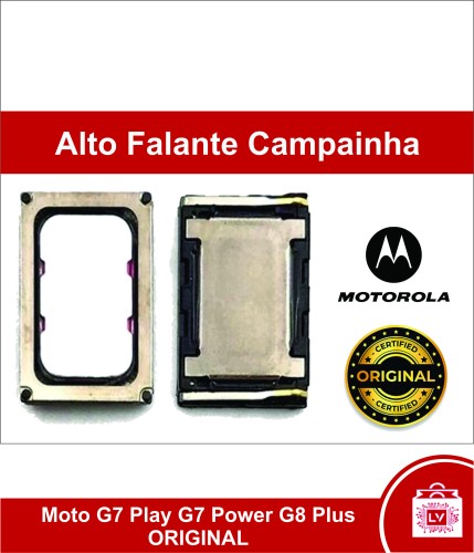 212-0-Alto Falante Campainha Compatível Moto G7 Play / G7 Power / G8 Plus Original