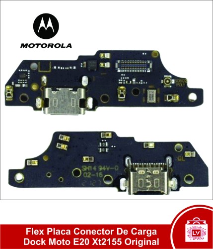 207-0-Flex Placa Conector De Carga Dock Moto E20 Xt2155 Original