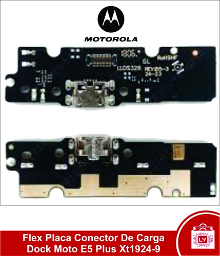 203-0-Flex Placa Conector De Carga Dock Moto E5 Plus Xt1924-9