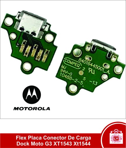 153-0-Flex Placa Conector De Carga Dock Moto G3 XT1543 XT1544