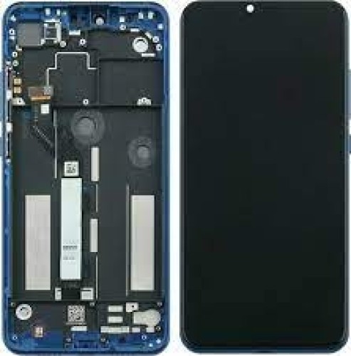 415-826-Tela Frontal Touch Display Xiaomi Redmi Mi 8 Lite M1808d2tg C/Aro Original - Azul